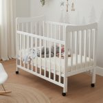ELLA 120x60cm Solid Wood Baby Cot-White