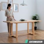 [Customisation] ELLE Full Solid Wood Dining Table