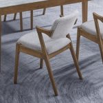 EVORA Solid Wood Dining Chair-Walnut - Image 3