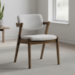 EVORA Solid Wood Dining Chair-Walnut