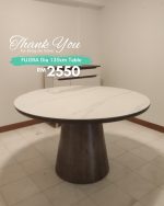 FUJIRA Dia 135cm Sintered Stone Round Dining Table-2 Colors - Image 6