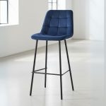 GARNET 74cm 29" Bar Chair-Blue