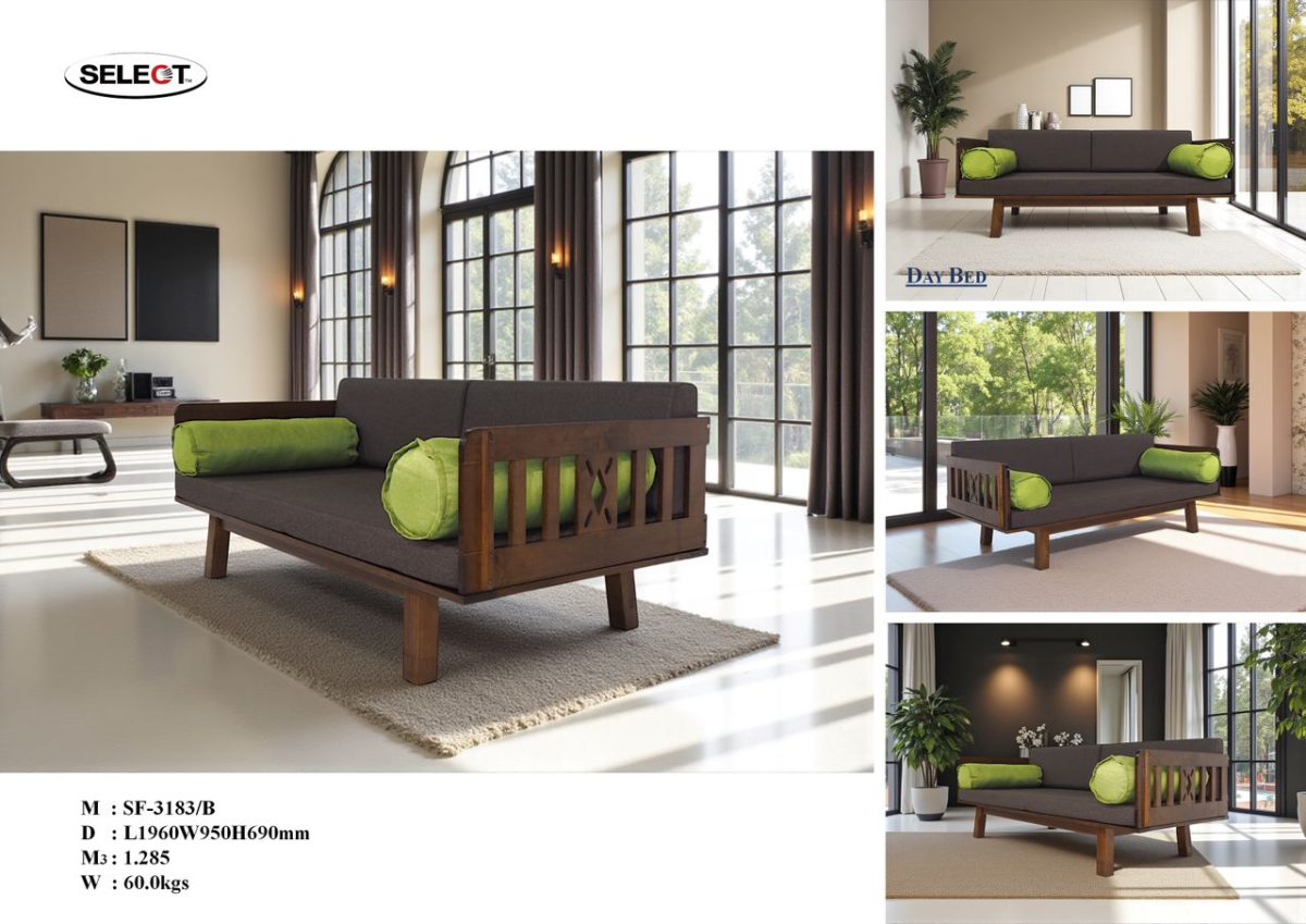 SF-3183/B - Day Bed with Cusion - Image 2