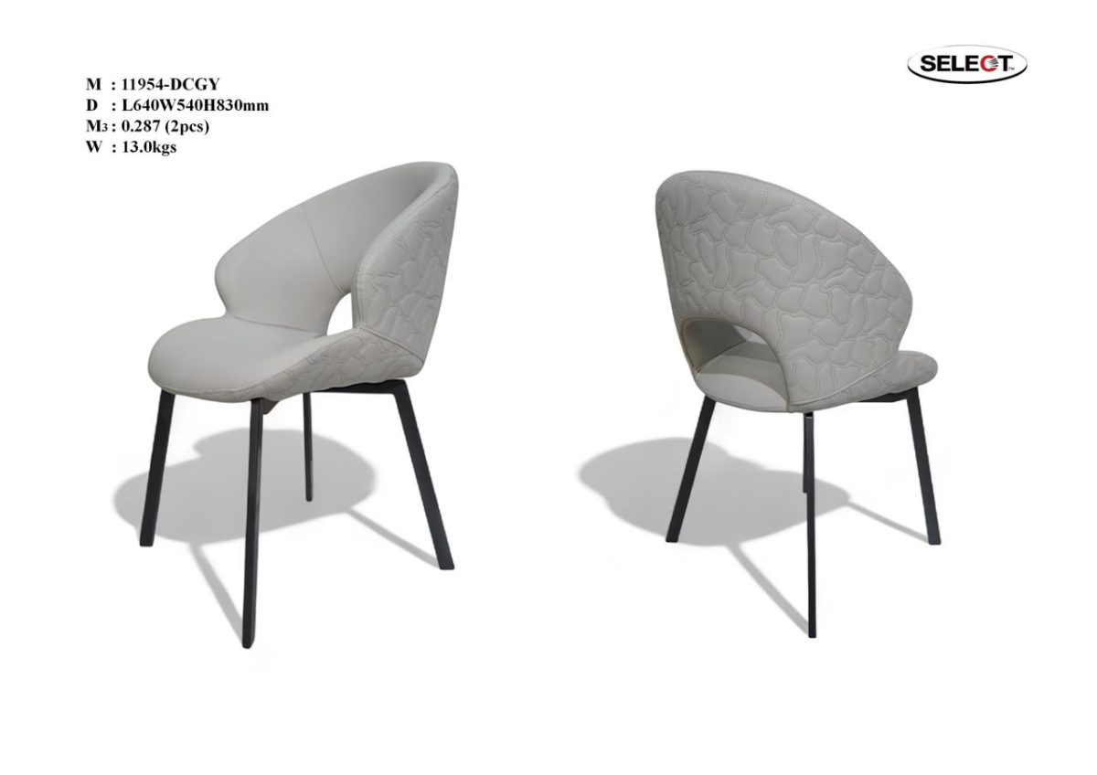 11954 - Dining Chair - 2pcs chairs - 2 colors - Image 3