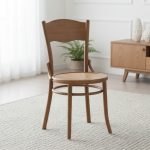 ILMA Bent Wood Dining Chair-Walnut