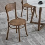 ILMA Bent Wood Dining Chair-Walnut - Image 3