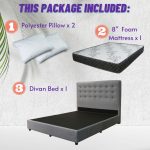 [Package]JANESSA Queen & King Bed With 8 Inch Foam Mattress - Image 3