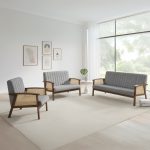 KALIKA 123 Seater Pet Friendly Sofa Set-Grey - Image 3