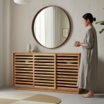 KYOTO 3 Door Storage Cabinet-Oak