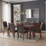 LAUREL 6 Seater Dining Set-Walnut