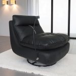MARKOV Swivel PU Leather Recliner Chair-3 Colors - Image 4