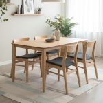 MEISI 4 Seater Dining Set-Natural - Image 2