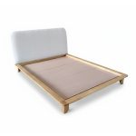 MELANIE Wooden Queen & King Bedframe-Natural - Image 7
