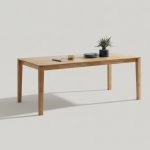 MORTICIA 8 Seater Dining Set-Beech - Image 2