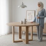 [Customisation] OMAR Solid Wood Round Dining Table - Image 4