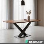 [Customisation] OPHELIA Full Solid Wood Dining Table