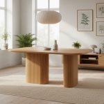 [Customisation] OSHIO Full Solid Wood Dining Table - Image 4