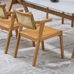 PADILLA Full Solid Wood Dining Chair-Beech - Image 5