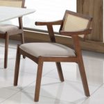 PADILLA Full Solid Wood Dining Chair-Walnut - Image 2