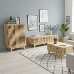 ROGANTA Storage Cabinet-Oak - Image 2