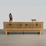 ROGANTA 160cm TV Cabinet-Oak - Image 5