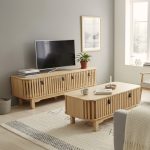ROGANTA 160cm TV Cabinet-Oak - Image 8