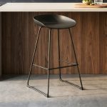 RUFUS 74cm 29 Inch Metal Bar Chair-Black