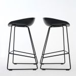 RUFUS 74cm 29 Inch Metal Bar Chair-Black - Image 3