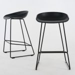 RUFUS 74cm 29 Inch Metal Bar Chair-Black - Image 2