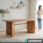 [Customisation] SABU Full Solid Wood Dining Table