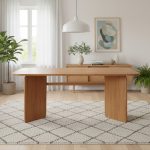 [Customisation] SABU Full Solid Wood Dining Table - Image 2