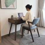 [Package] LAMAR 120CM Study Set-Walnut - Image 2