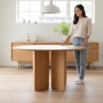 [Customisation] SYLVIA Solid Wood Round Dining Table - Image 4