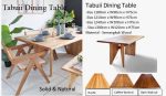 [Customisation] TROY Full Solid Wood Dining Table - Image 10