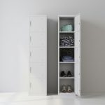 TATE Steel Locker Cabinet With Key Lock-Grey - Image 5