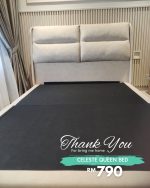 CELESTE Queen & King Size Pet Friendly Divan Bed Frame-Cream - Image 6