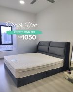 CELESTE Queen & King Size Pet Friendly Divan Bed Frame-Grey - Image 4