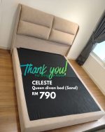 CELESTE Queen & King Size Pet Friendly Divan Bed Frame-Sand - Image 5