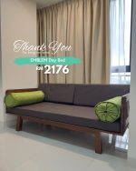 EMBLEM Solid Wood Day Bed with Cushion - Image 5