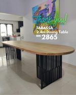 [Customisation] TABASSA Full Solid Wood Dining Table - Image 11