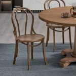 THONET Bent Wood Dining Chair-Walnut - Image 2