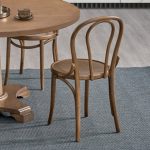 THONET Bent Wood Dining Chair-Walnut - Image 3