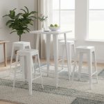 TOLIX 105cm Height Metal Bar Table-2 Colors - Image 7