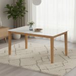 WILLOW 150cm Sintered Stone Dining Table-Beech