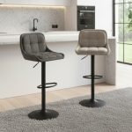 WREN 29 Inch Fabric Bar Chair-2 Colors