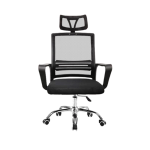 DAISY High Back Swivel Office Chair-Black - Image 2