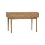 LOREN 120cm 2 Drawers Study Desk-Oak - Image 2