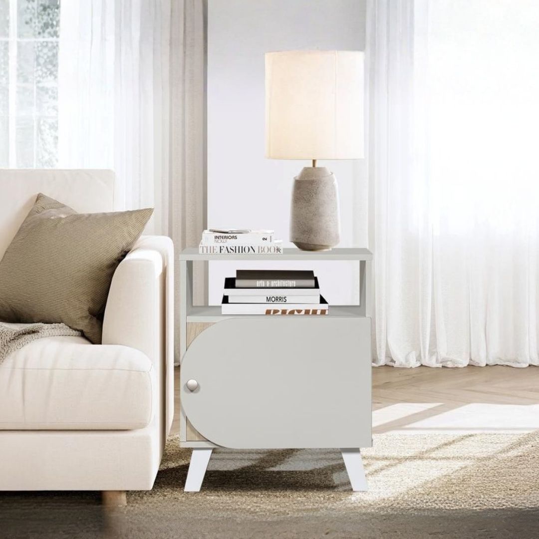 15 EDWD5800(ET-RECT)S000BC End Table - White - Image 1