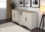 MIRANDA 160cm High TV Cabinet-White - Image 5
