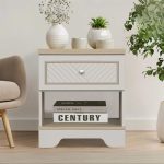 EDWD5776(ET-RECT)S000BC End Table - White